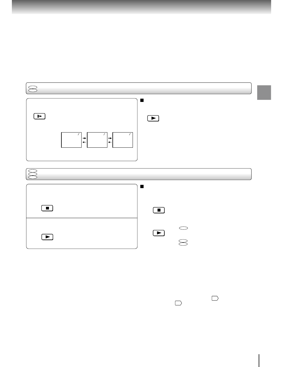 Playing in slow-motion, Resuming playback from the same location | Toshiba SD-100X User Manual | Page 23 / 47