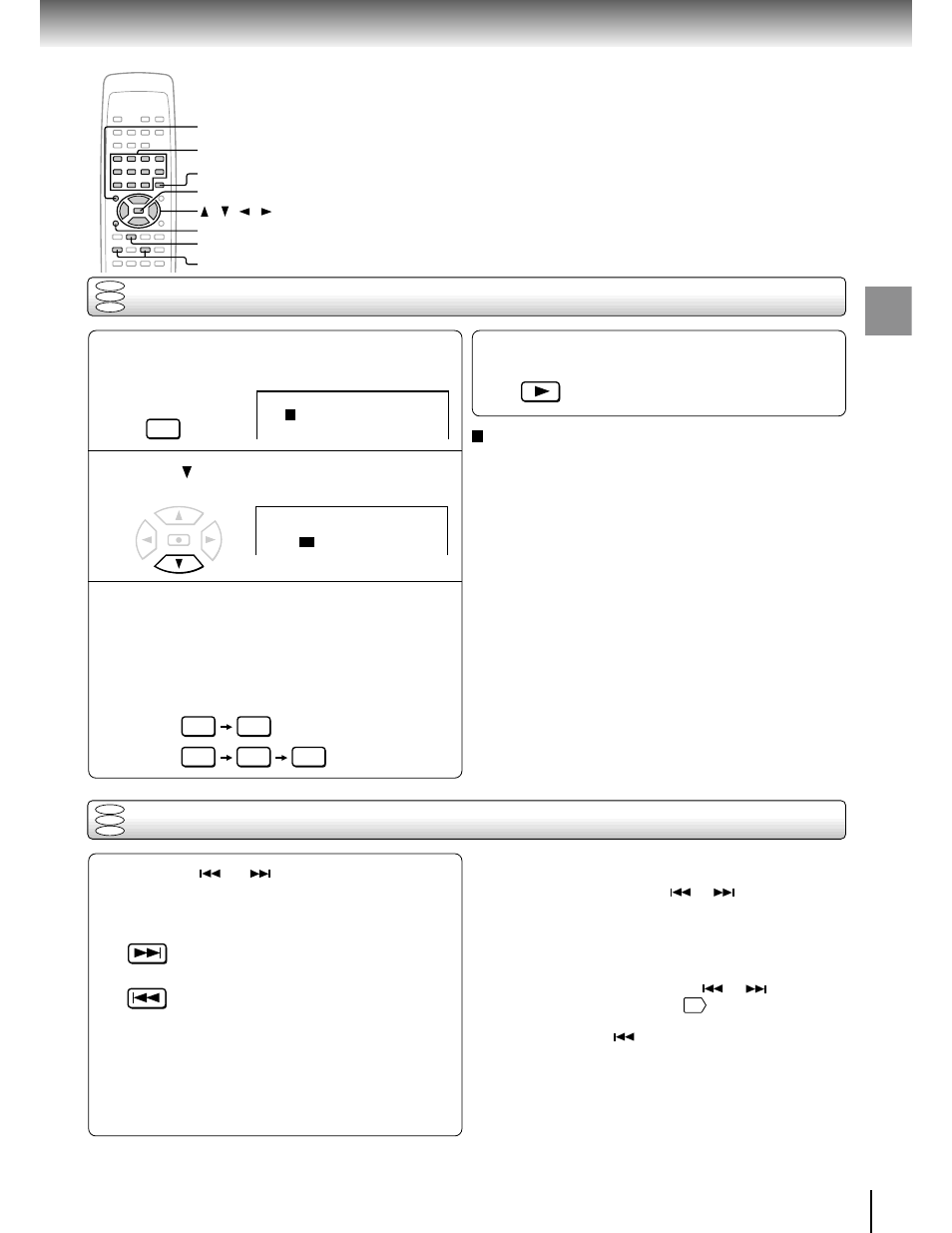 Locating a specific chapter or track directly, Locating a specific chapter or track | Toshiba SD-100X User Manual | Page 25 / 47