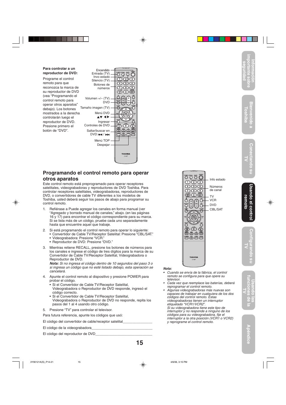 Toshiba 26DF56 User Manual | Page 55 / 80