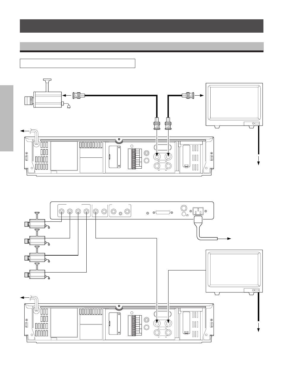 Reparation, Connections, Connection with a video camera | Toshiba KV-7960A User Manual | Page 12 / 52
