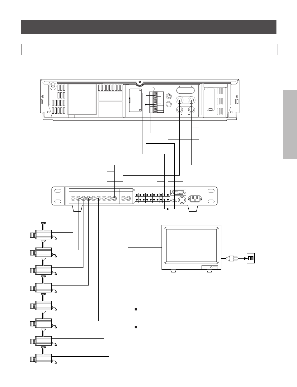 Typical connection with the sequential switcher | Toshiba KV-7960A User Manual | Page 13 / 52