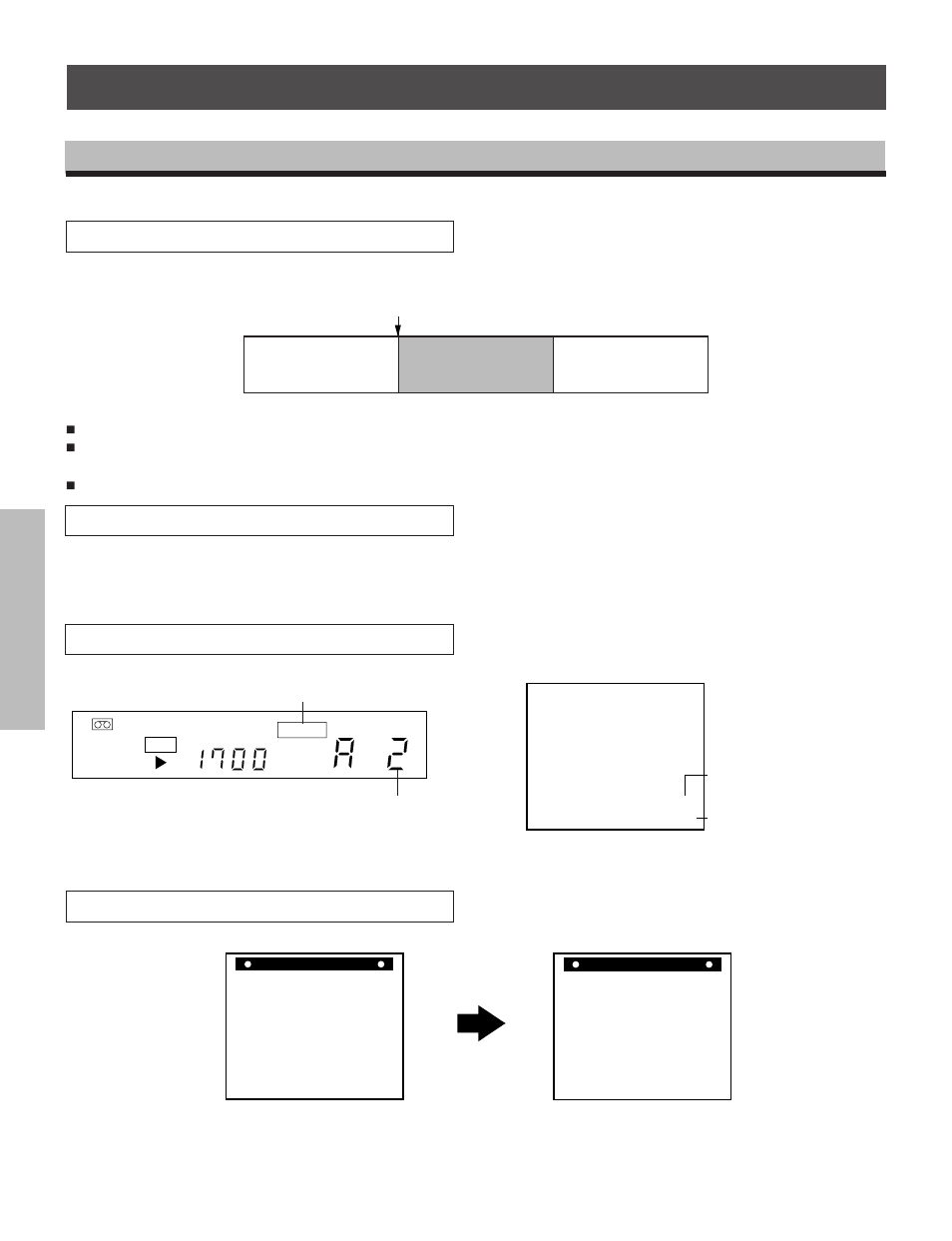 Alarm recording 29, Operation at alarm input, Event recording | Warning at alarm recording, Alarm recall display | Toshiba KV-7960A User Manual | Page 30 / 52