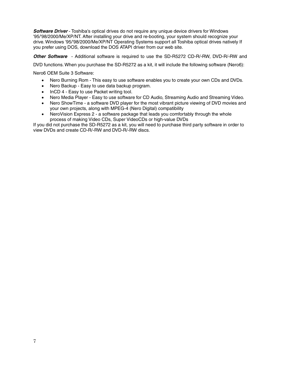 Toshiba SD-R5272 User Manual | Page 9 / 19