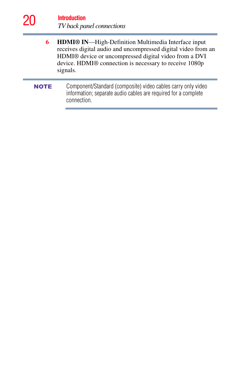 Toshiba Integrated High Definition LED Television 50L2200U User Manual | Page 20 / 131