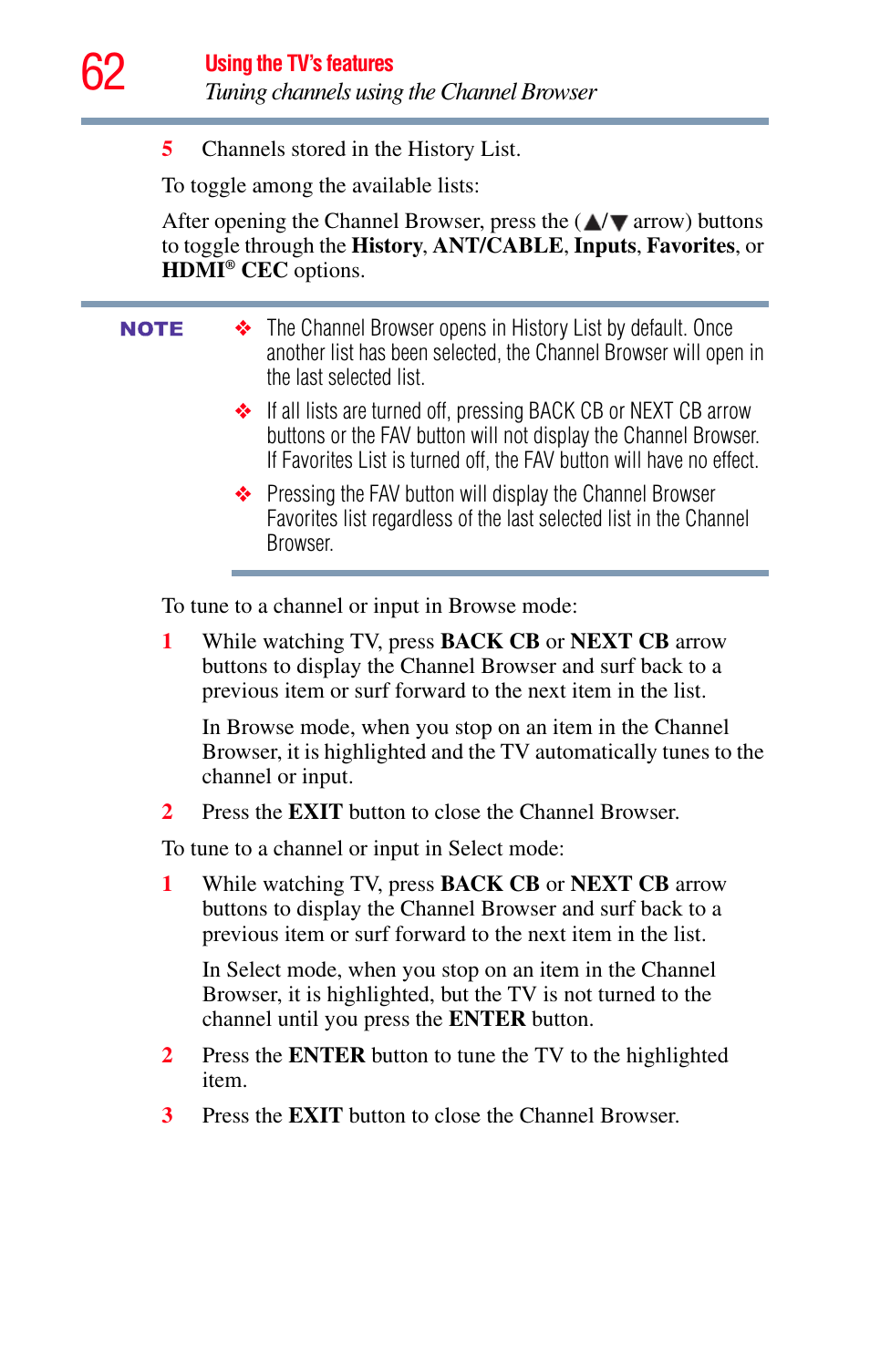 Toshiba Integrated High Definition LED Television 50L2200U User Manual | Page 62 / 131