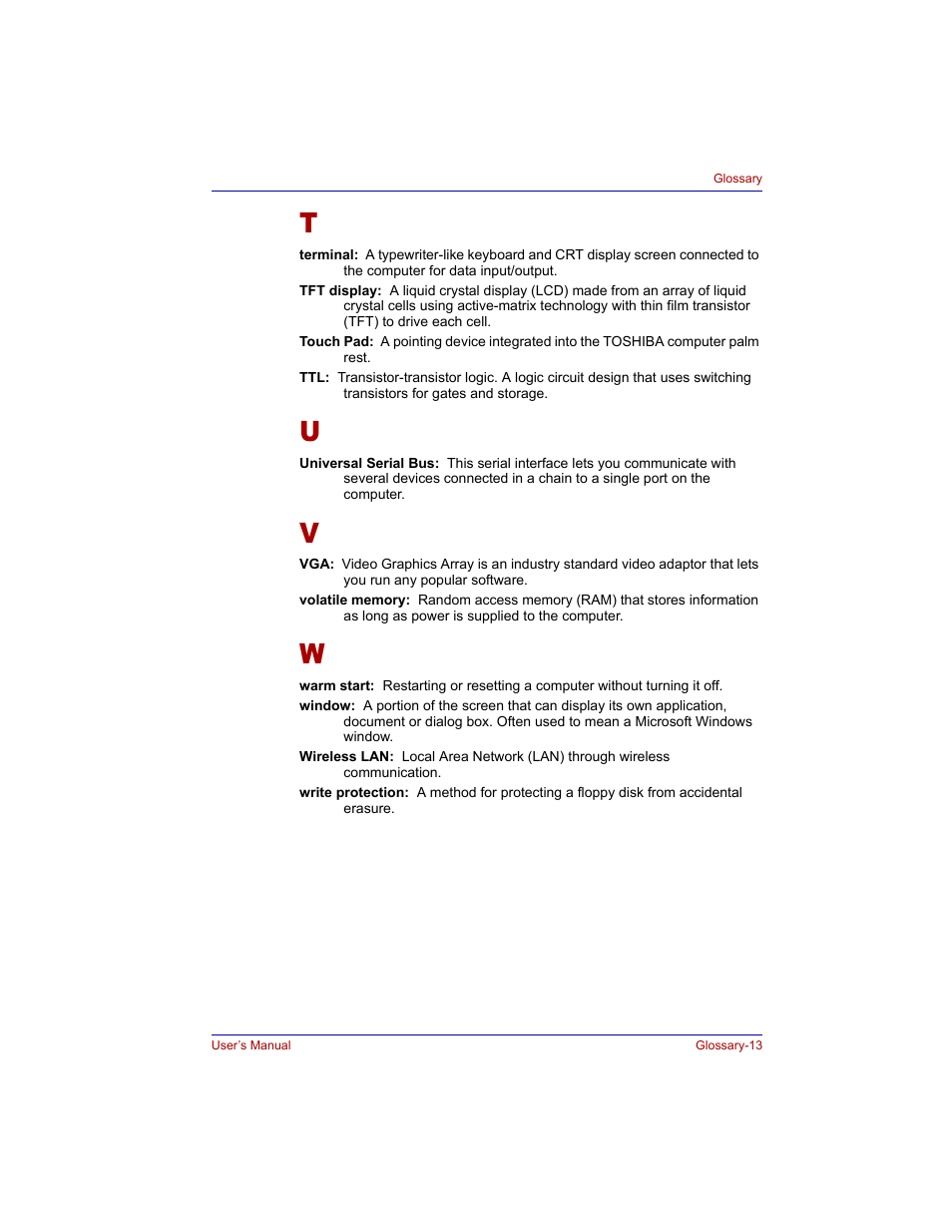 Toshiba M300 User Manual | Page 211 / 218