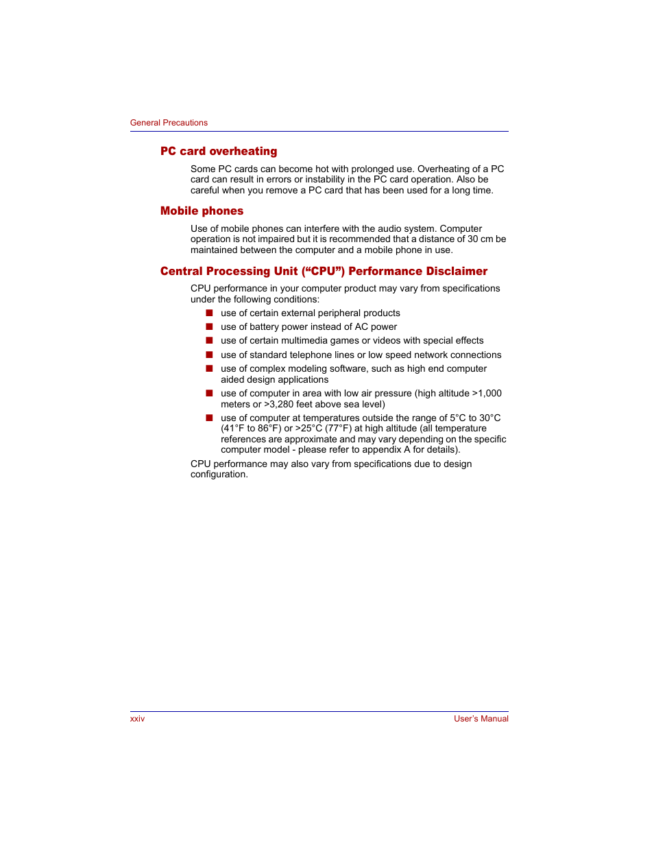 Toshiba M300 User Manual | Page 24 / 218