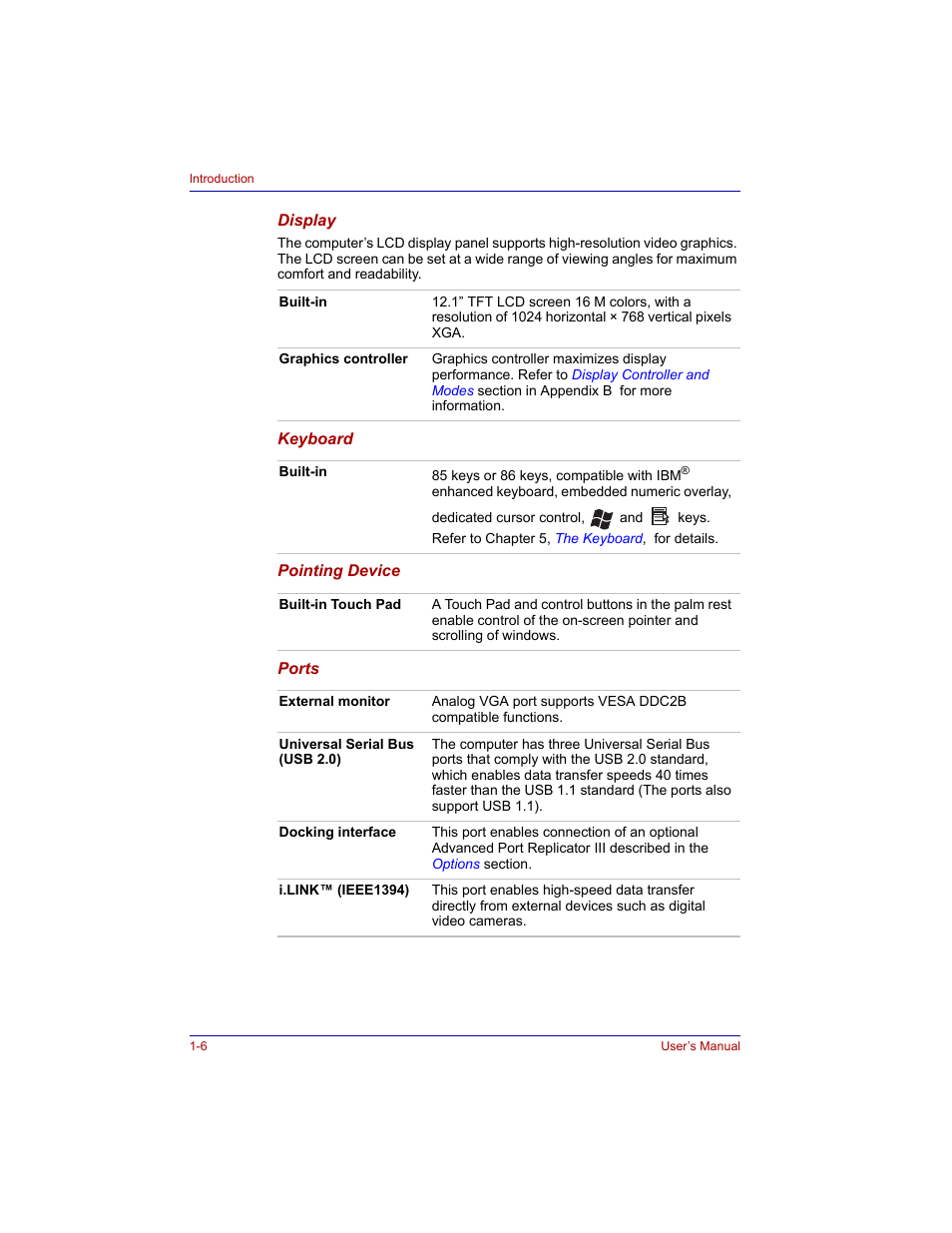 Toshiba M300 User Manual | Page 30 / 218