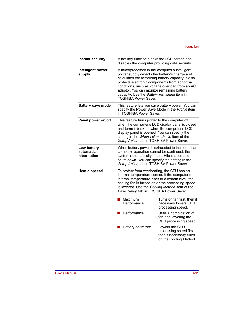 Toshiba M300 User Manual | Page 35 / 218