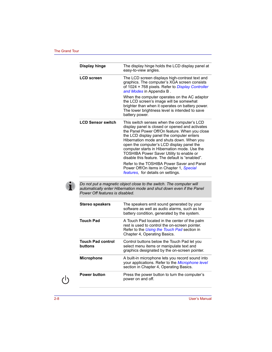 Toshiba M300 User Manual | Page 48 / 218