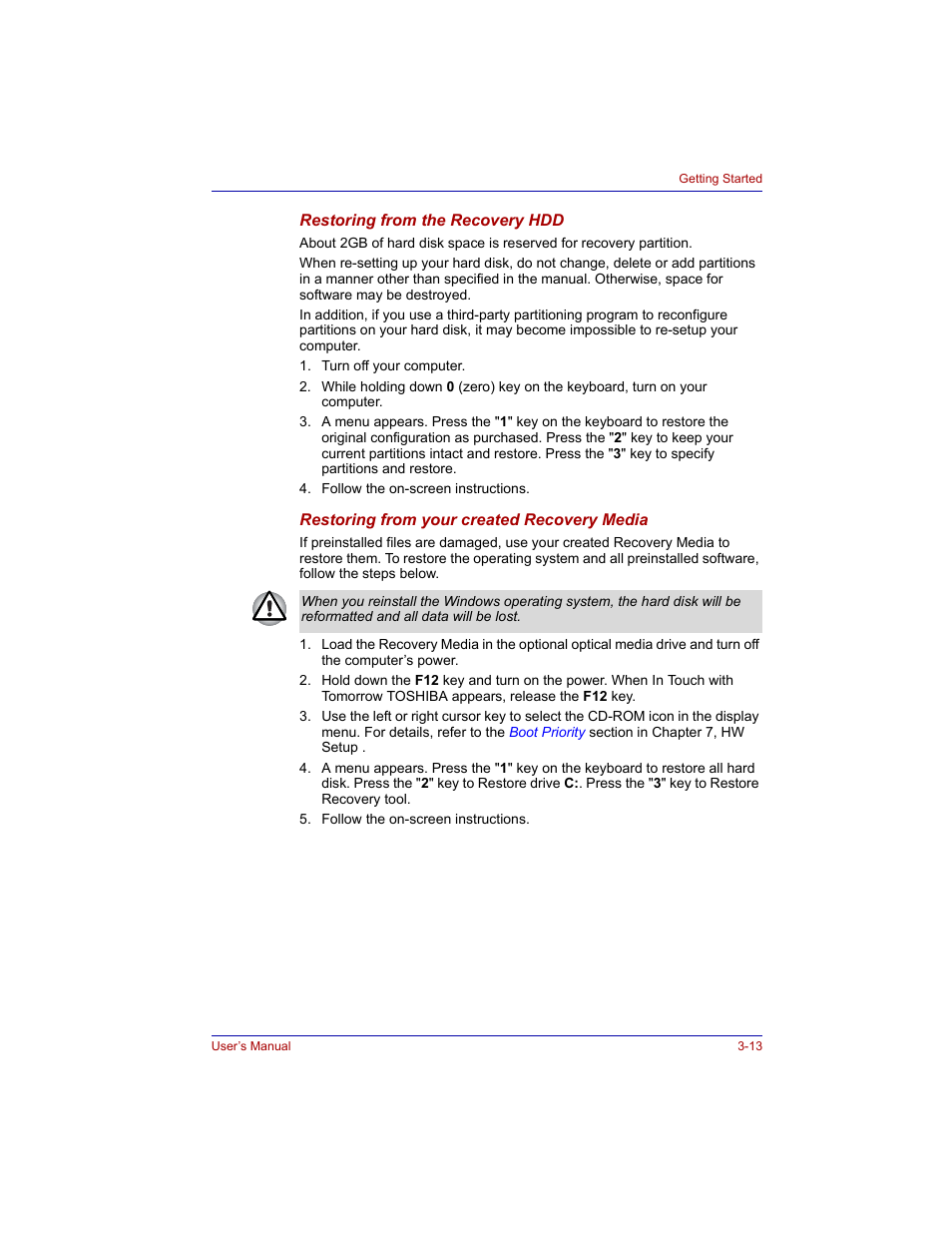 Toshiba M300 User Manual | Page 69 / 218