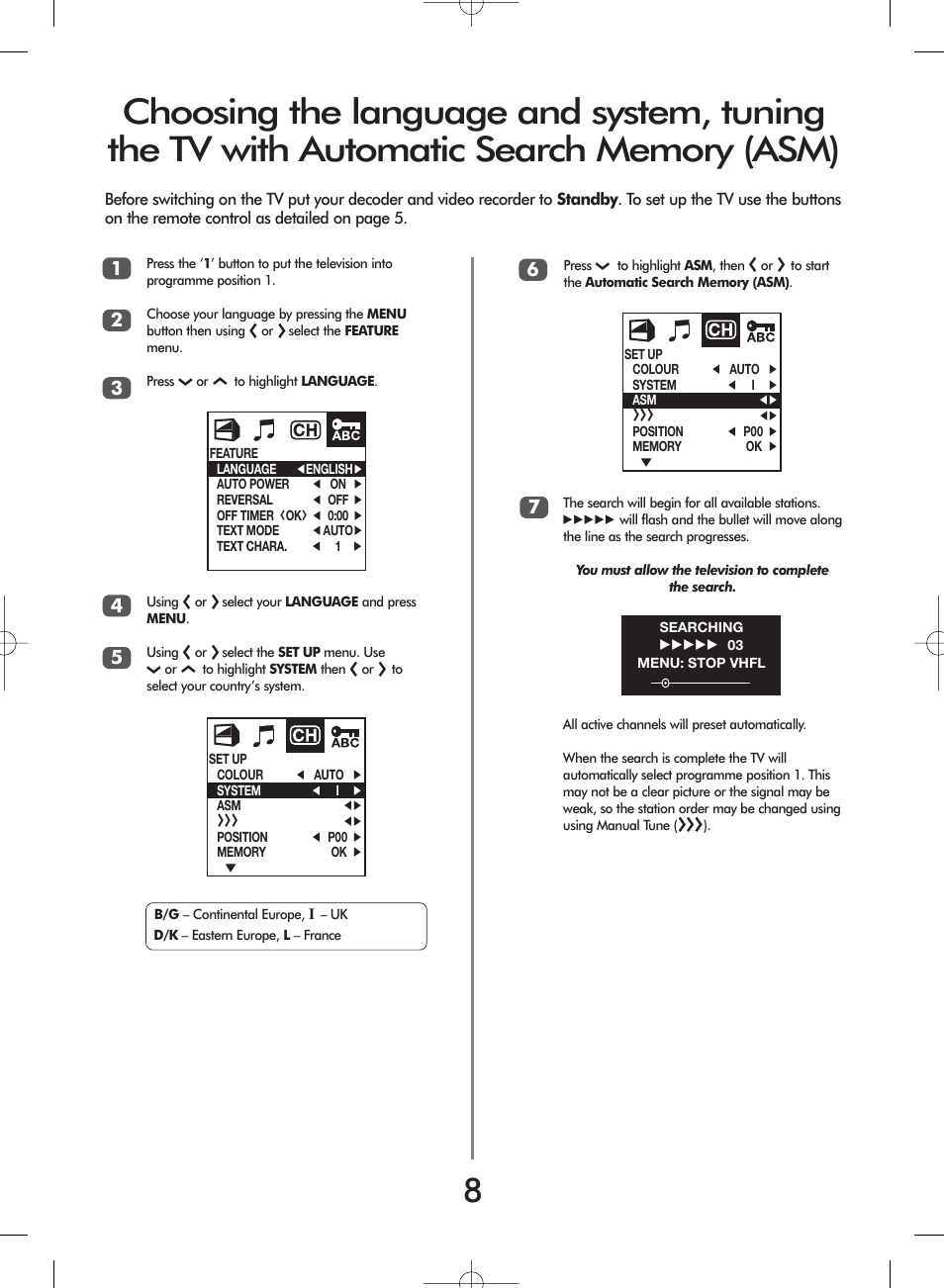 Toshiba 20VL43 User Manual | Page 8 / 16