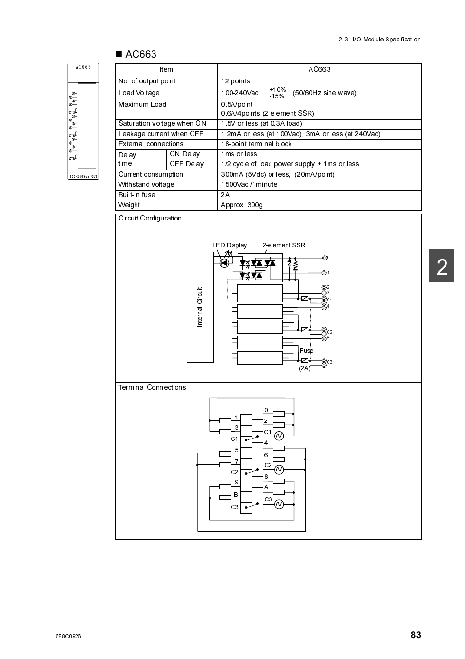 Ac663 | Toshiba SX 2000 User Manual | Page 100 / 181