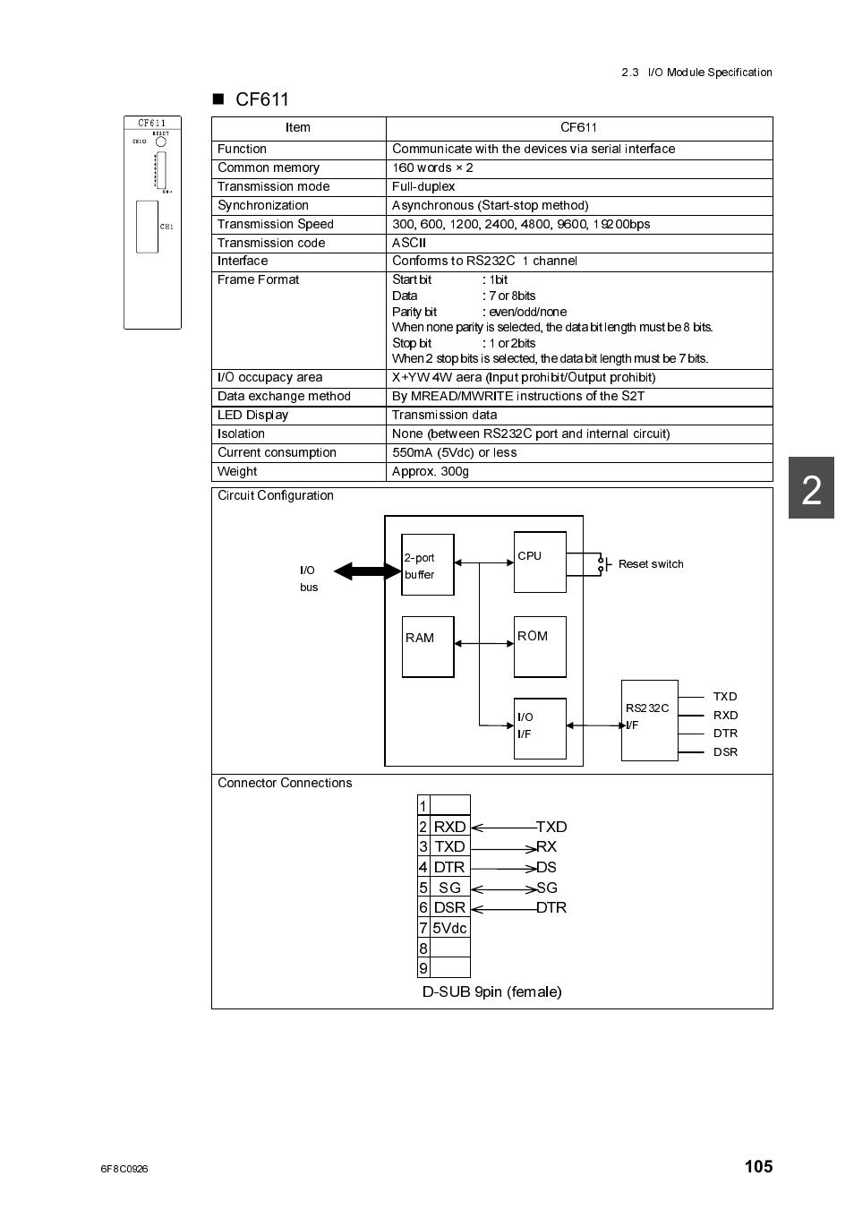 Cf611 | Toshiba SX 2000 User Manual | Page 122 / 181