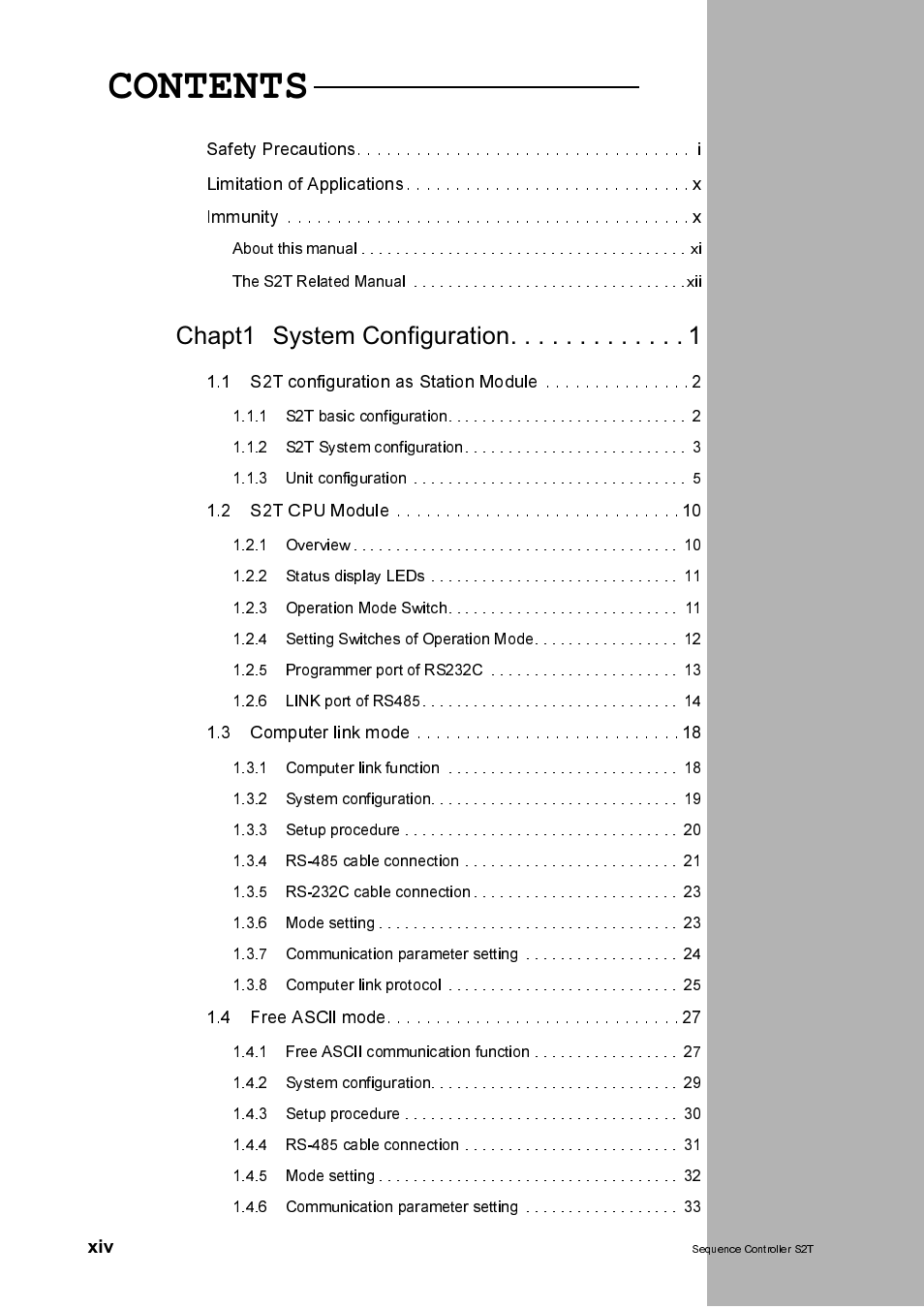 Toshiba SX 2000 User Manual | Page 15 / 181