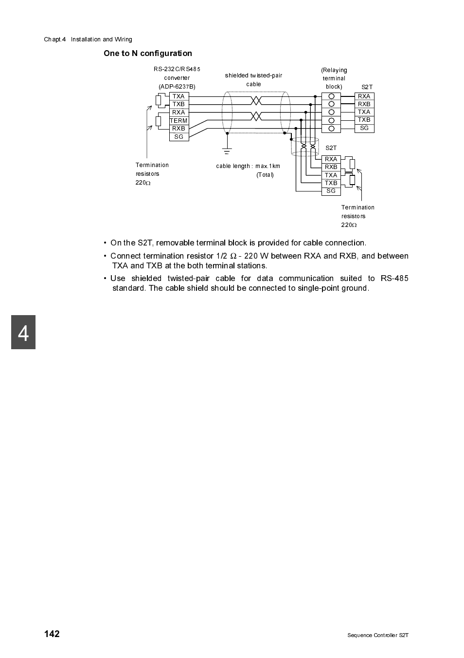 One to n configuration | Toshiba SX 2000 User Manual | Page 159 / 181