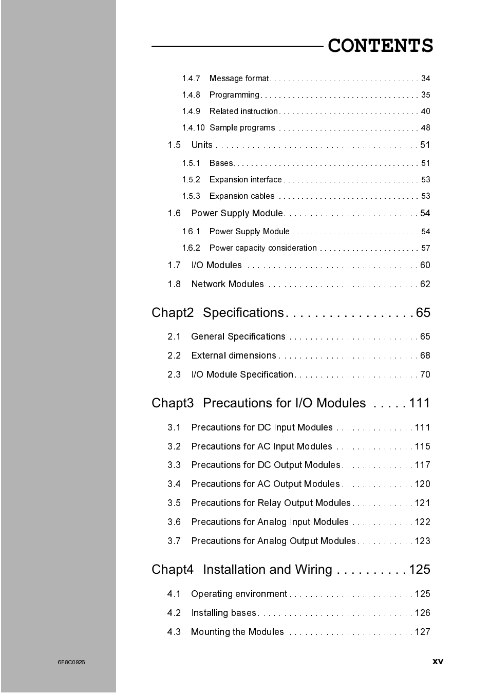 Toshiba SX 2000 User Manual | Page 16 / 181