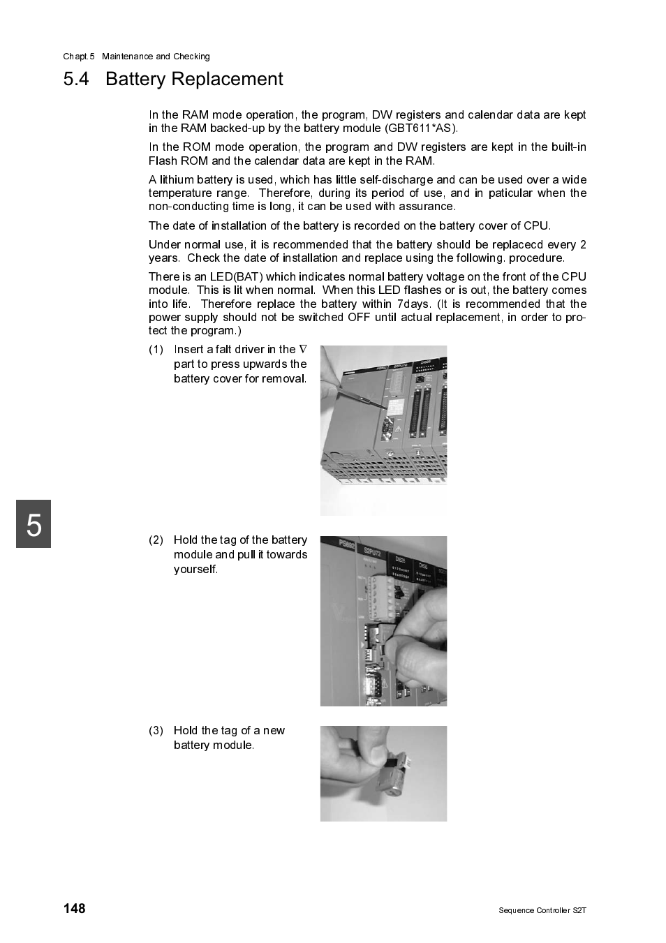 4 battery replacement | Toshiba SX 2000 User Manual | Page 165 / 181
