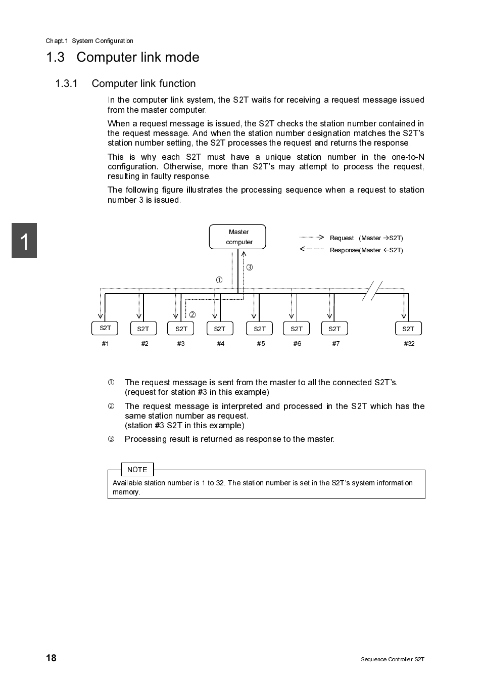 1 computer link function, 3 computer link mode | Toshiba SX 2000 User Manual | Page 35 / 181