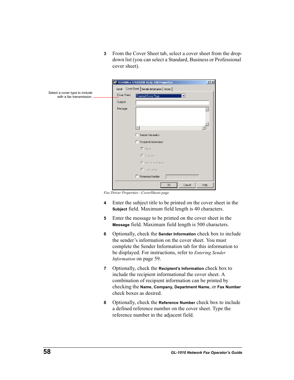 Toshiba GL-1010 User Manual | Page 58 / 97