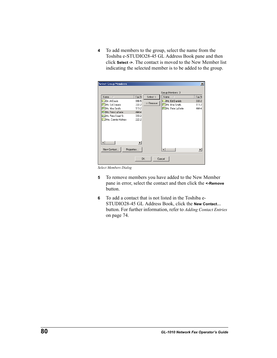 Toshiba GL-1010 User Manual | Page 80 / 97