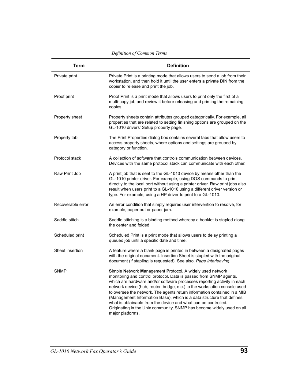Toshiba GL-1010 User Manual | Page 93 / 97