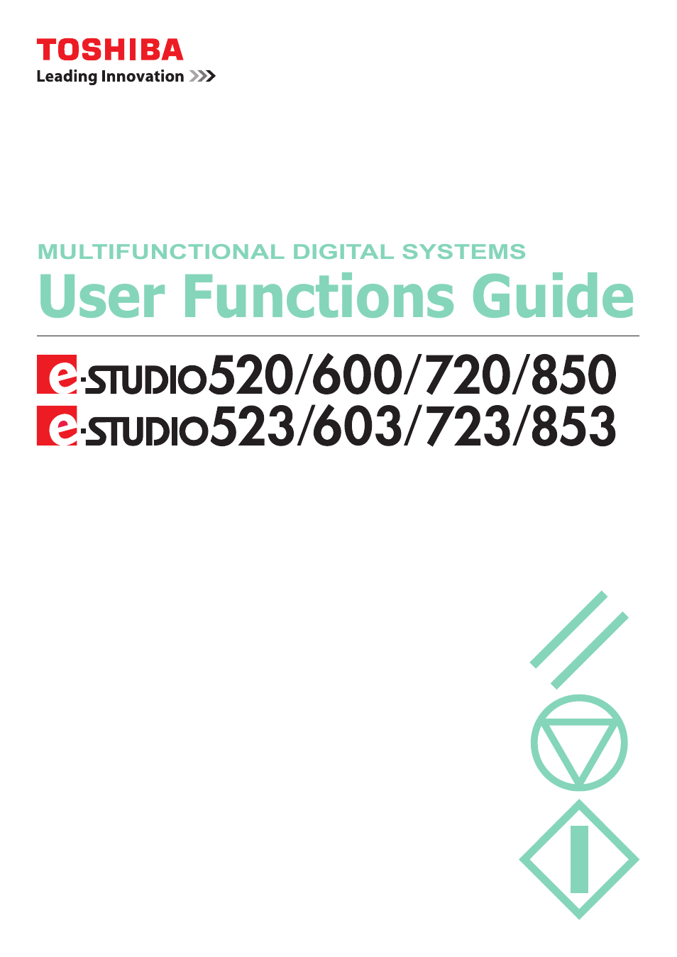 Toshiba E.STUDIO e-STUDIO 523 User Manual | 216 pages