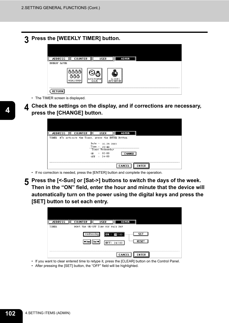 Toshiba E.STUDIO e-STUDIO 523 User Manual | Page 104 / 216