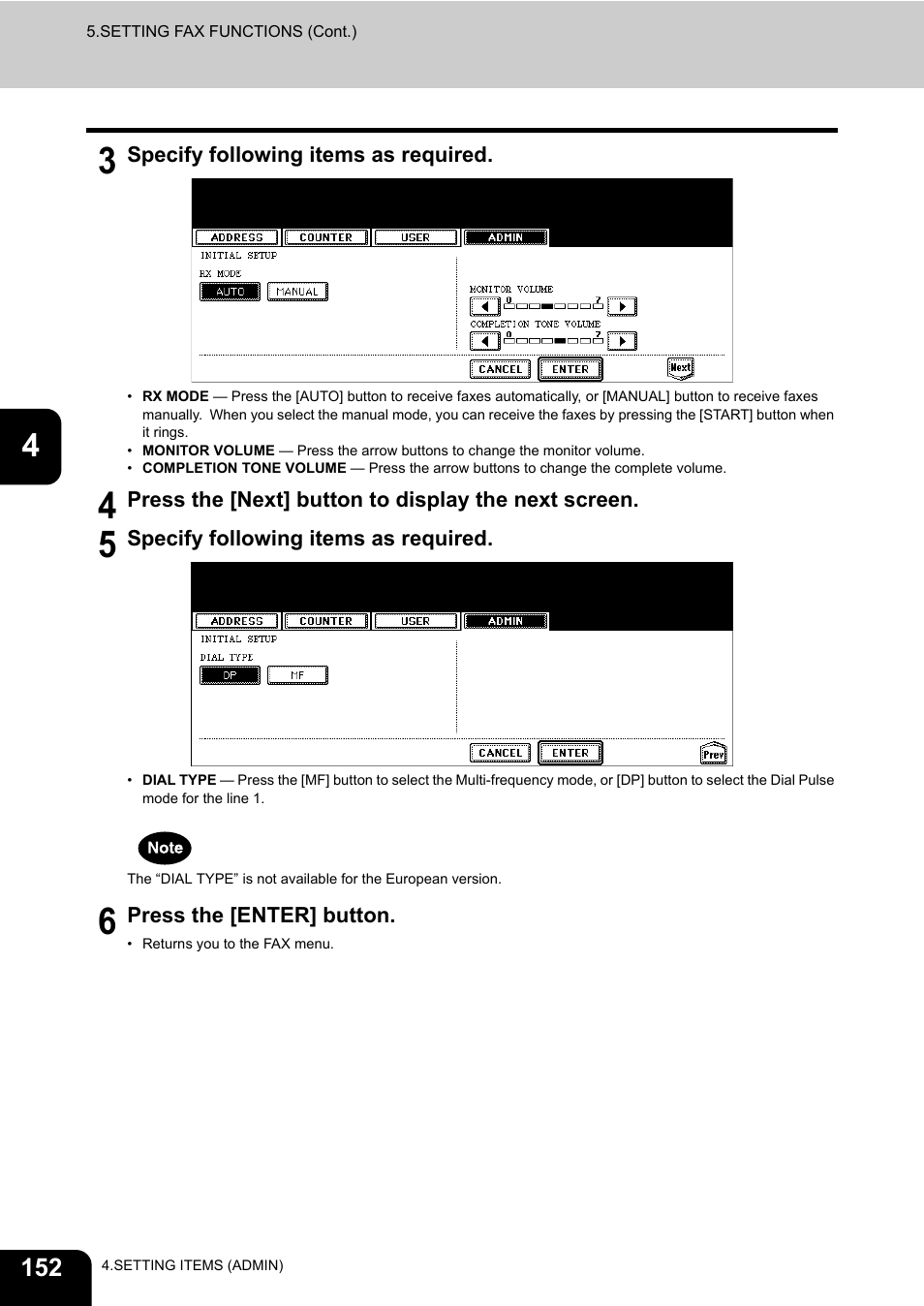 Toshiba E.STUDIO e-STUDIO 523 User Manual | Page 154 / 216