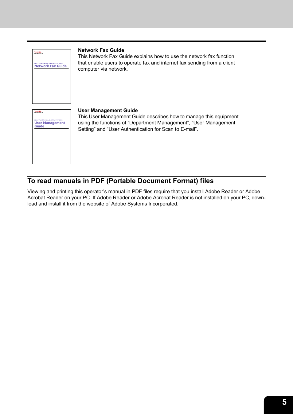 Toshiba E.STUDIO e-STUDIO 523 User Manual | Page 7 / 216