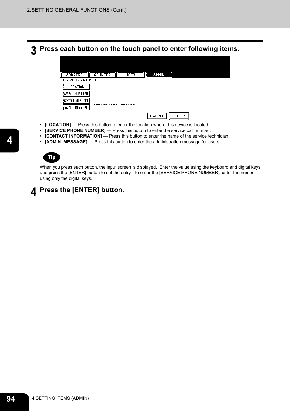 Toshiba E.STUDIO e-STUDIO 523 User Manual | Page 96 / 216