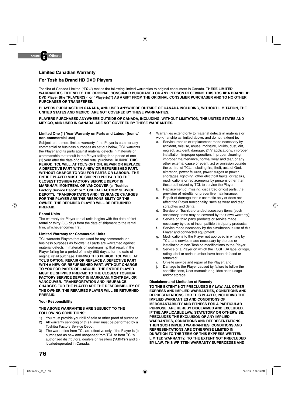 Toshiba HD-XA2KN User Manual | Page 76 / 80