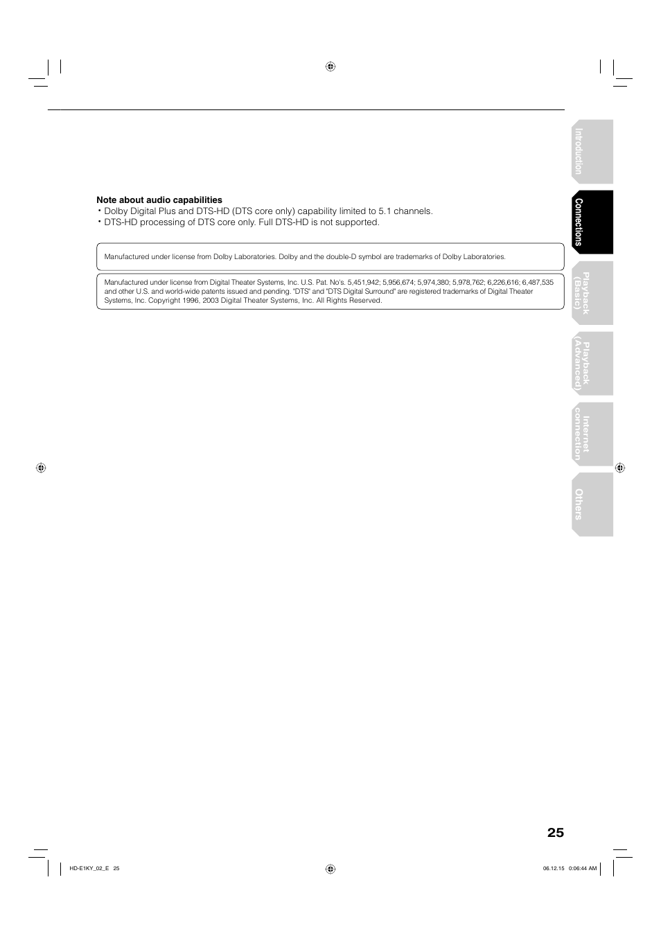 Toshiba HD-E1KY User Manual | Page 25 / 72