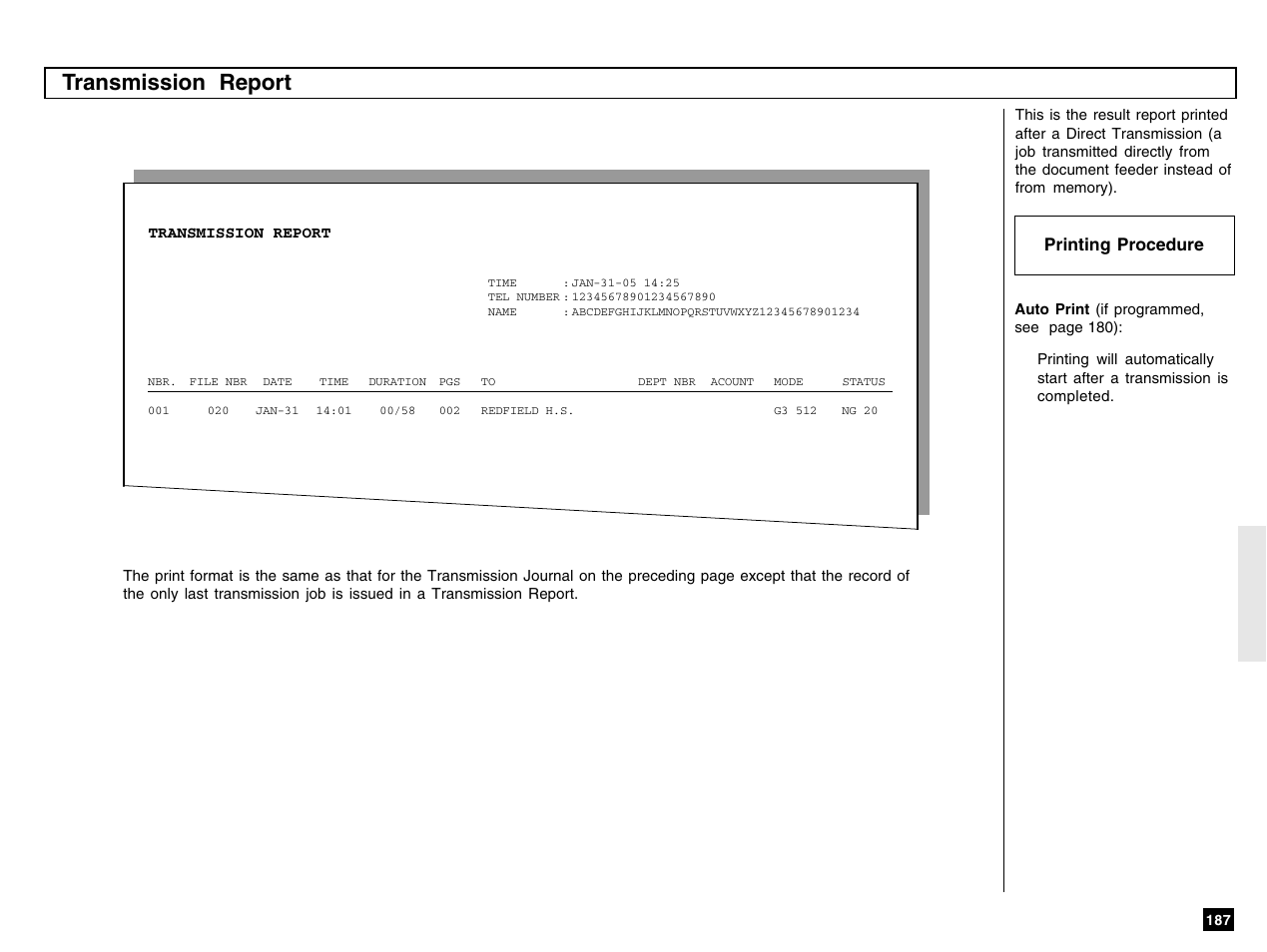 Transmission report | Toshiba e-STUDIO 170F User Manual | Page 189 / 244