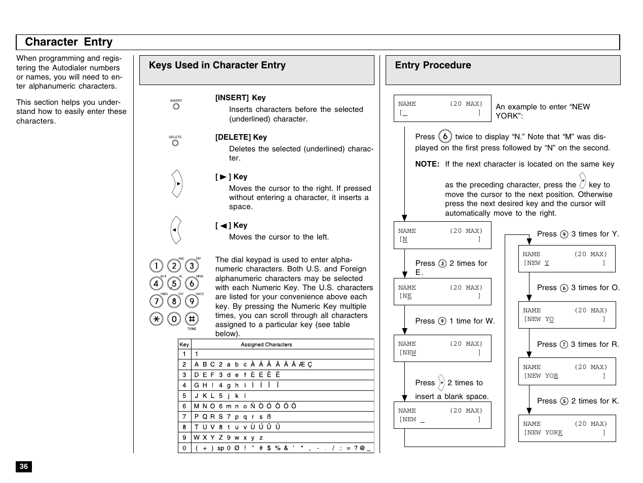 Character entry | Toshiba e-STUDIO 170F User Manual | Page 38 / 244