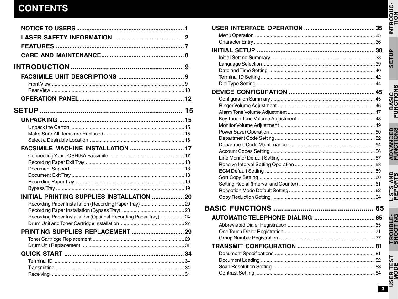 Toshiba e-STUDIO 170F User Manual | Page 5 / 244