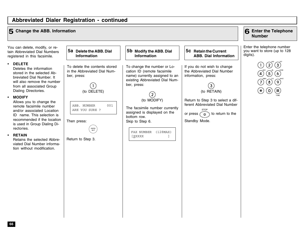 Abbreviated dialer registration - continued | Toshiba e-STUDIO 170F User Manual | Page 68 / 244