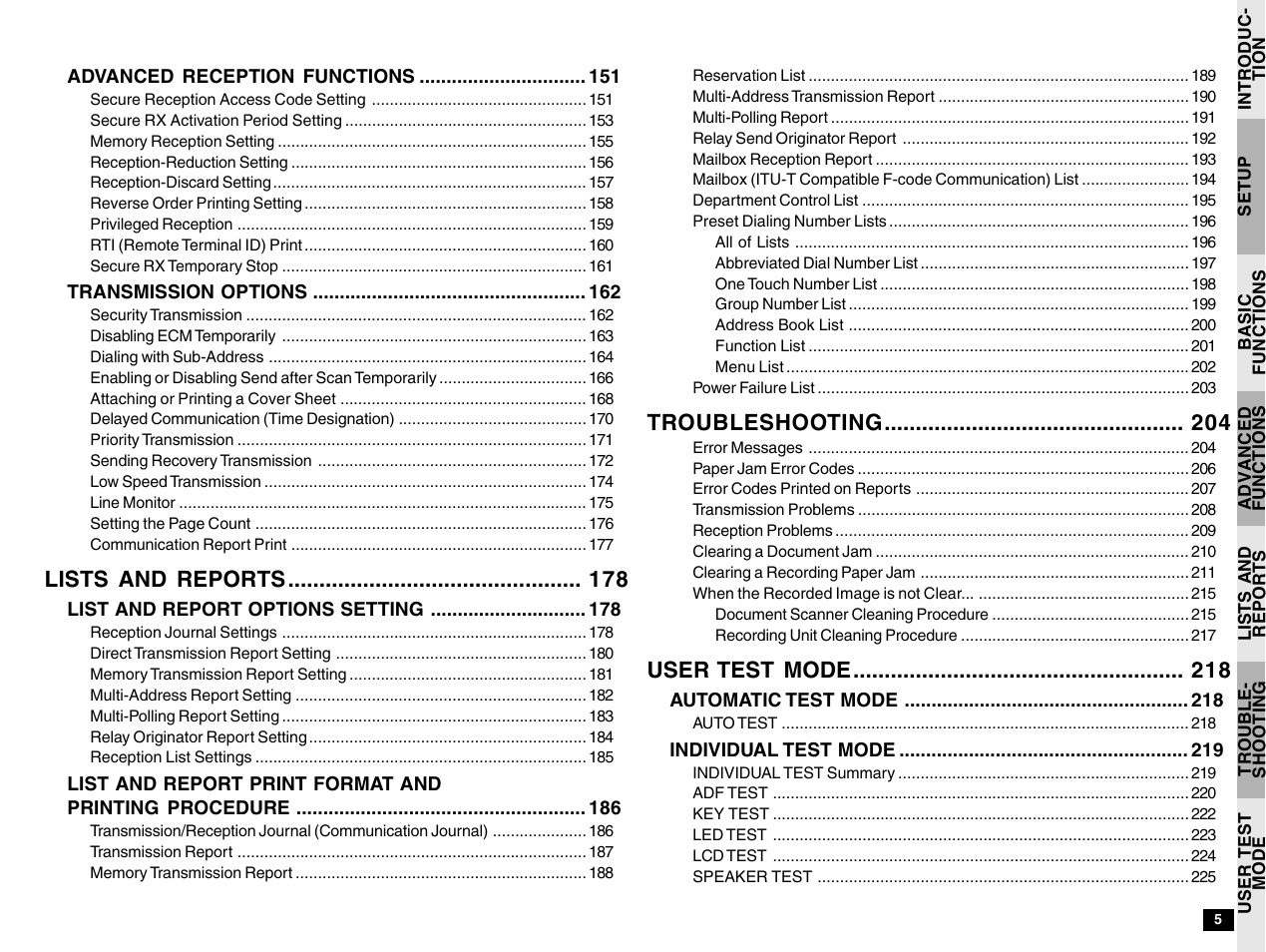 Toshiba e-STUDIO 170F User Manual | Page 7 / 244