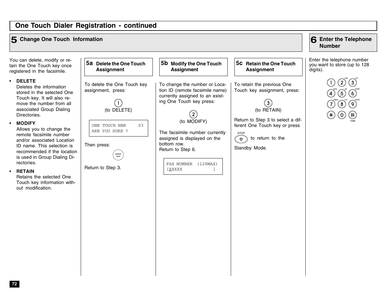 One touch dialer registration - continued | Toshiba e-STUDIO 170F User Manual | Page 74 / 244