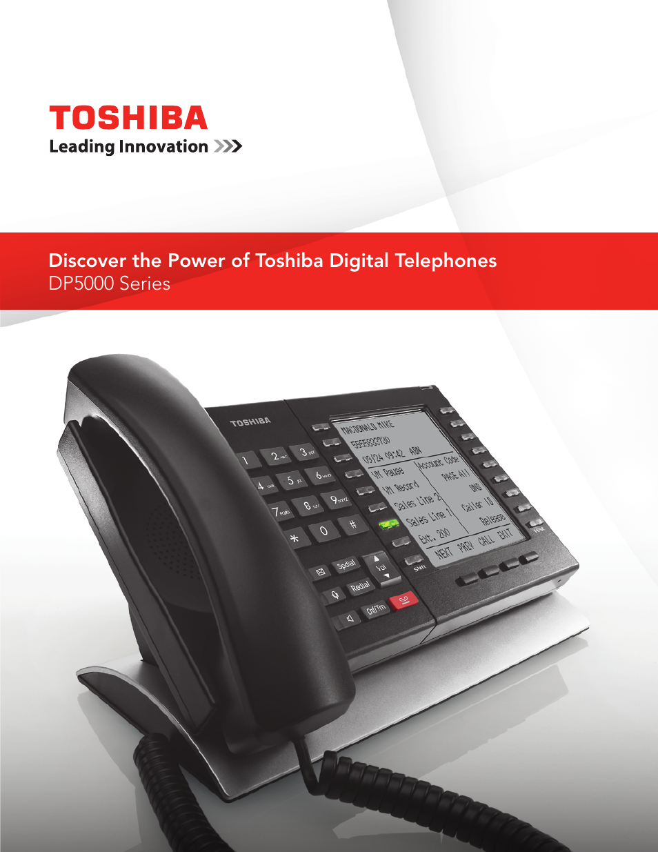 Toshiba DP5000 User Manual | 4 pages