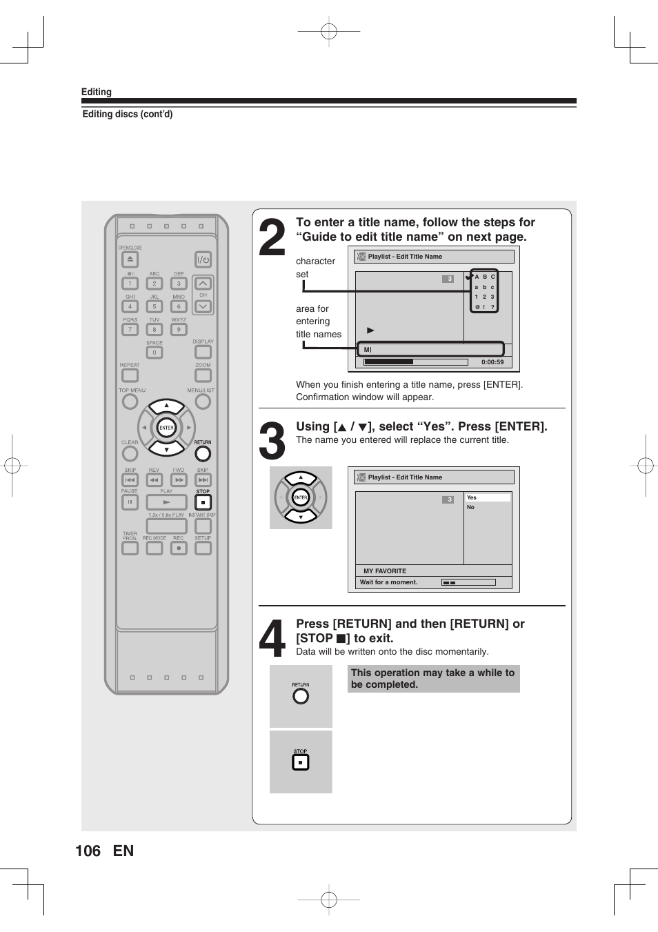 Toshiba D-RW2SU/D-RW2SC User Manual | Page 106 / 159