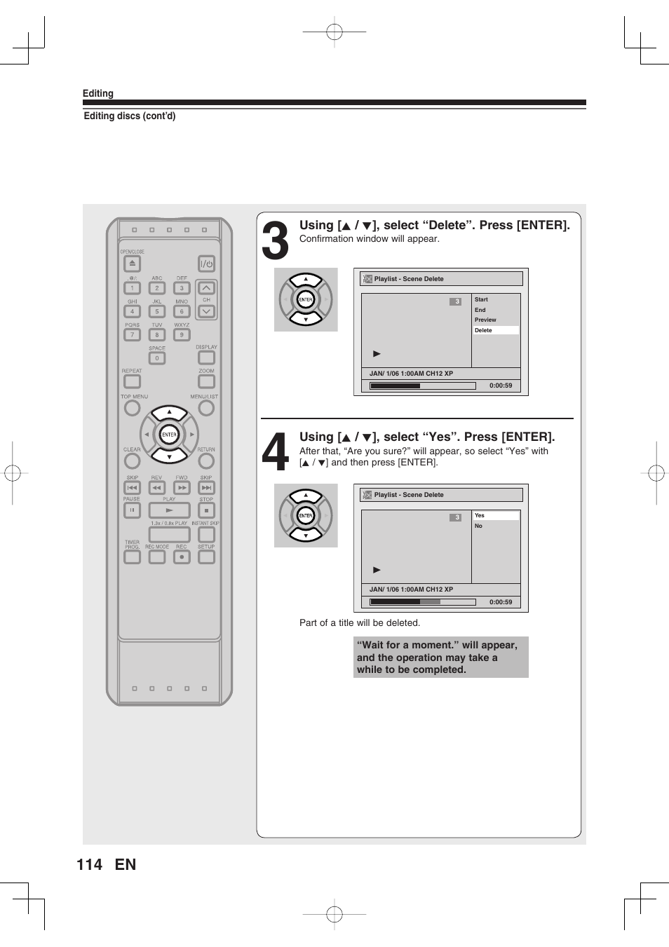 Toshiba D-RW2SU/D-RW2SC User Manual | Page 114 / 159