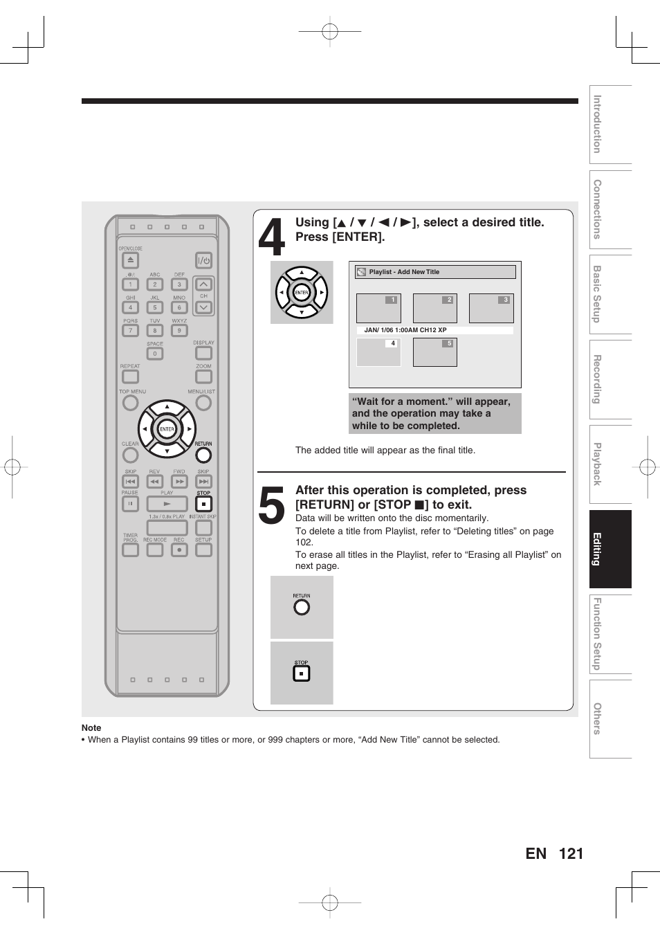 Toshiba D-RW2SU/D-RW2SC User Manual | Page 121 / 159