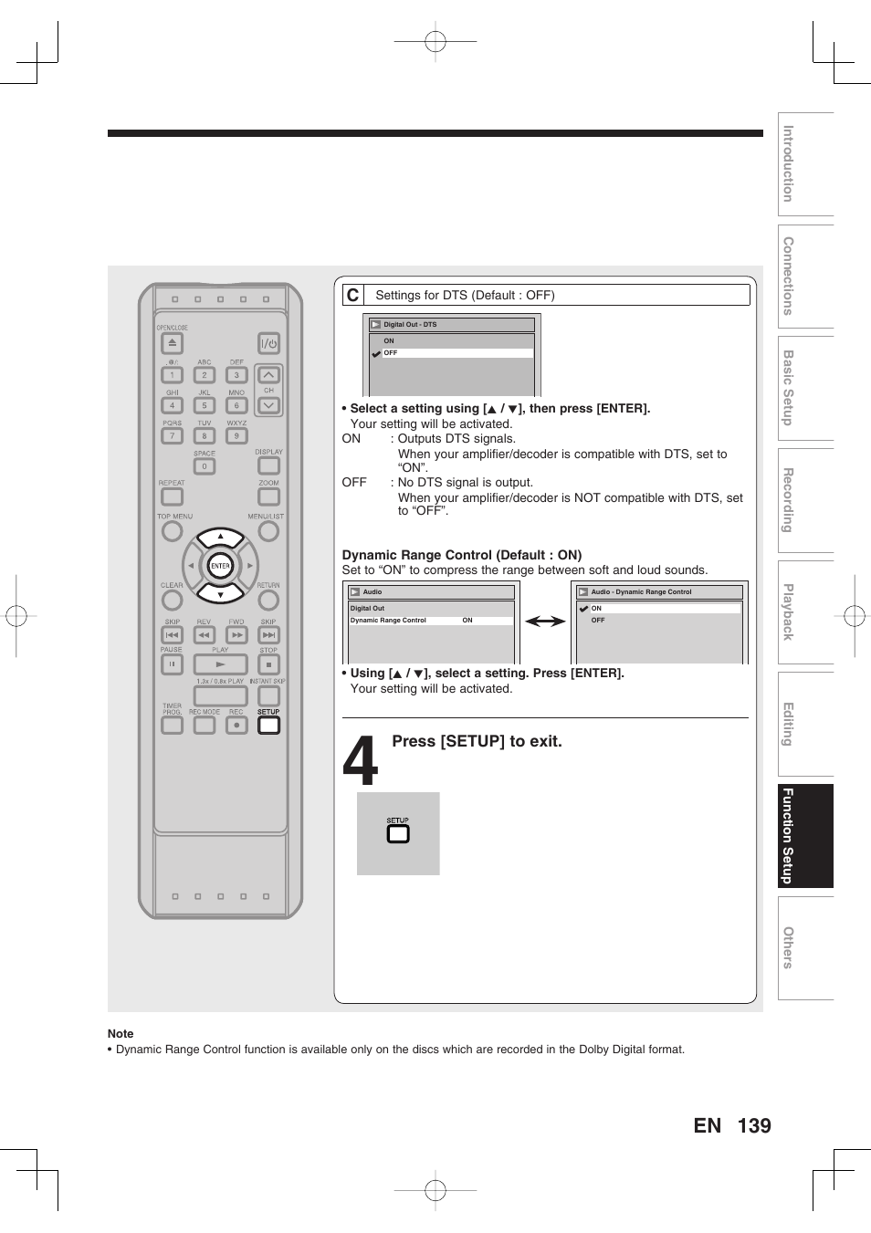 Toshiba D-RW2SU/D-RW2SC User Manual | Page 139 / 159