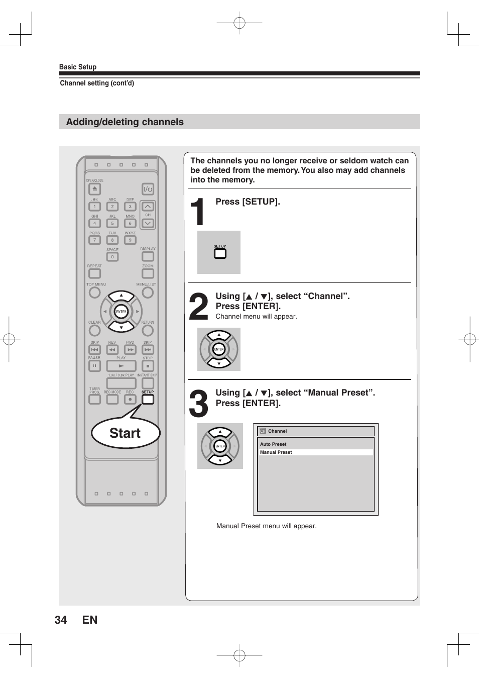 Toshiba D-RW2SU/D-RW2SC User Manual | Page 34 / 159