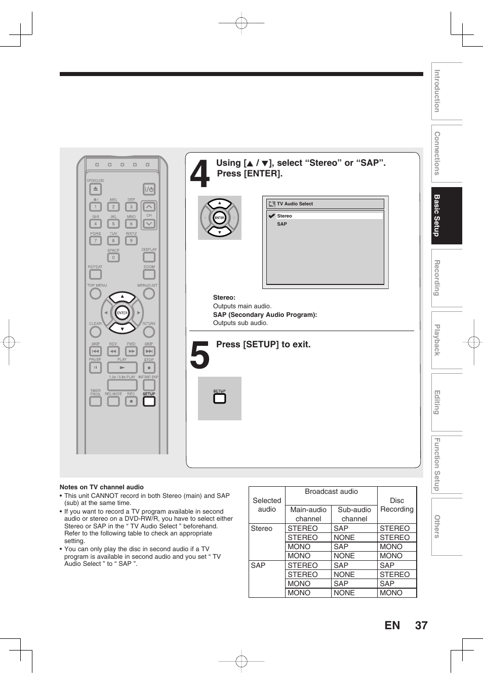 Toshiba D-RW2SU/D-RW2SC User Manual | Page 37 / 159