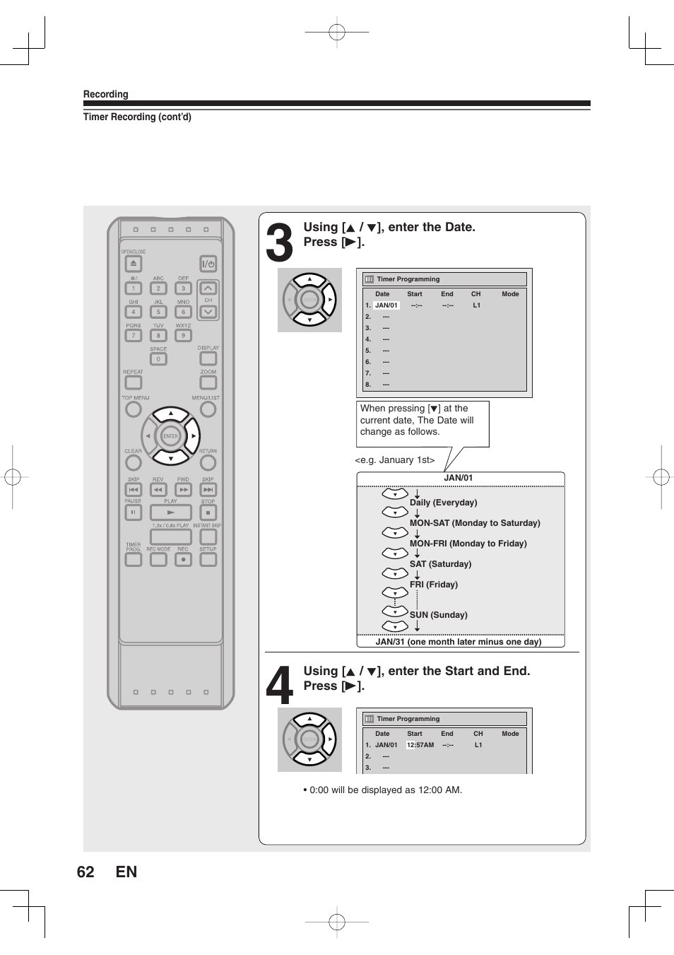 Toshiba D-RW2SU/D-RW2SC User Manual | Page 62 / 159