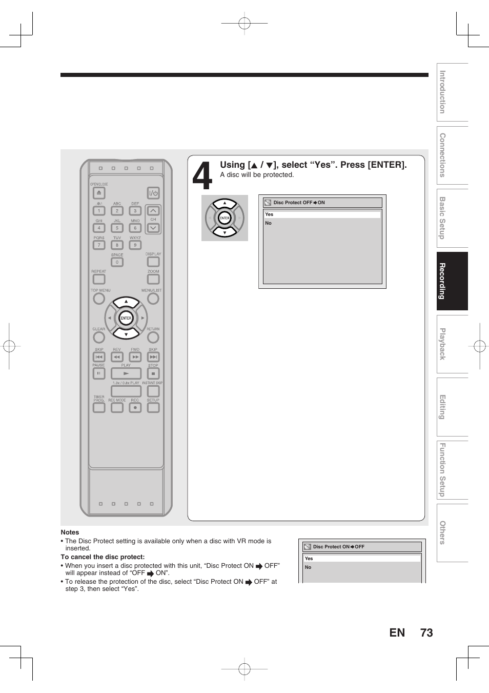 Toshiba D-RW2SU/D-RW2SC User Manual | Page 73 / 159