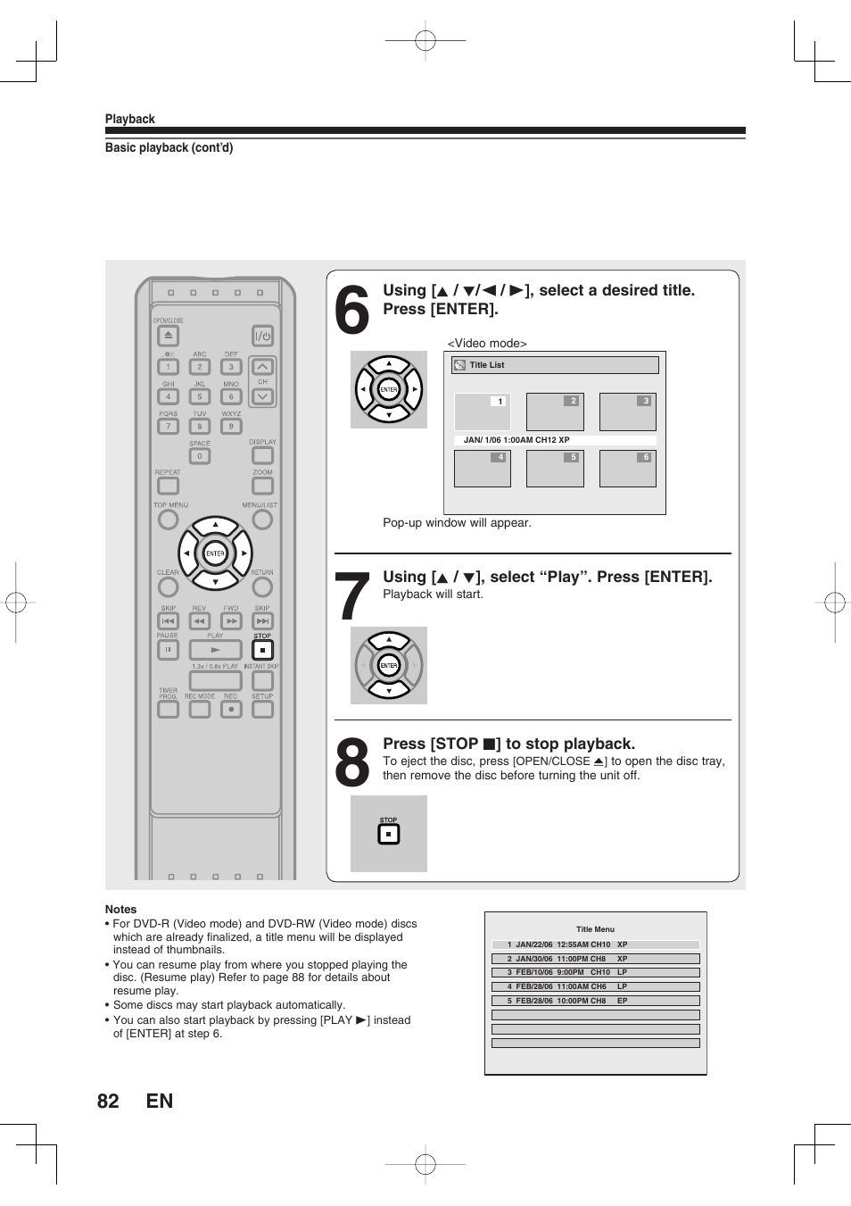Toshiba D-RW2SU/D-RW2SC User Manual | Page 82 / 159