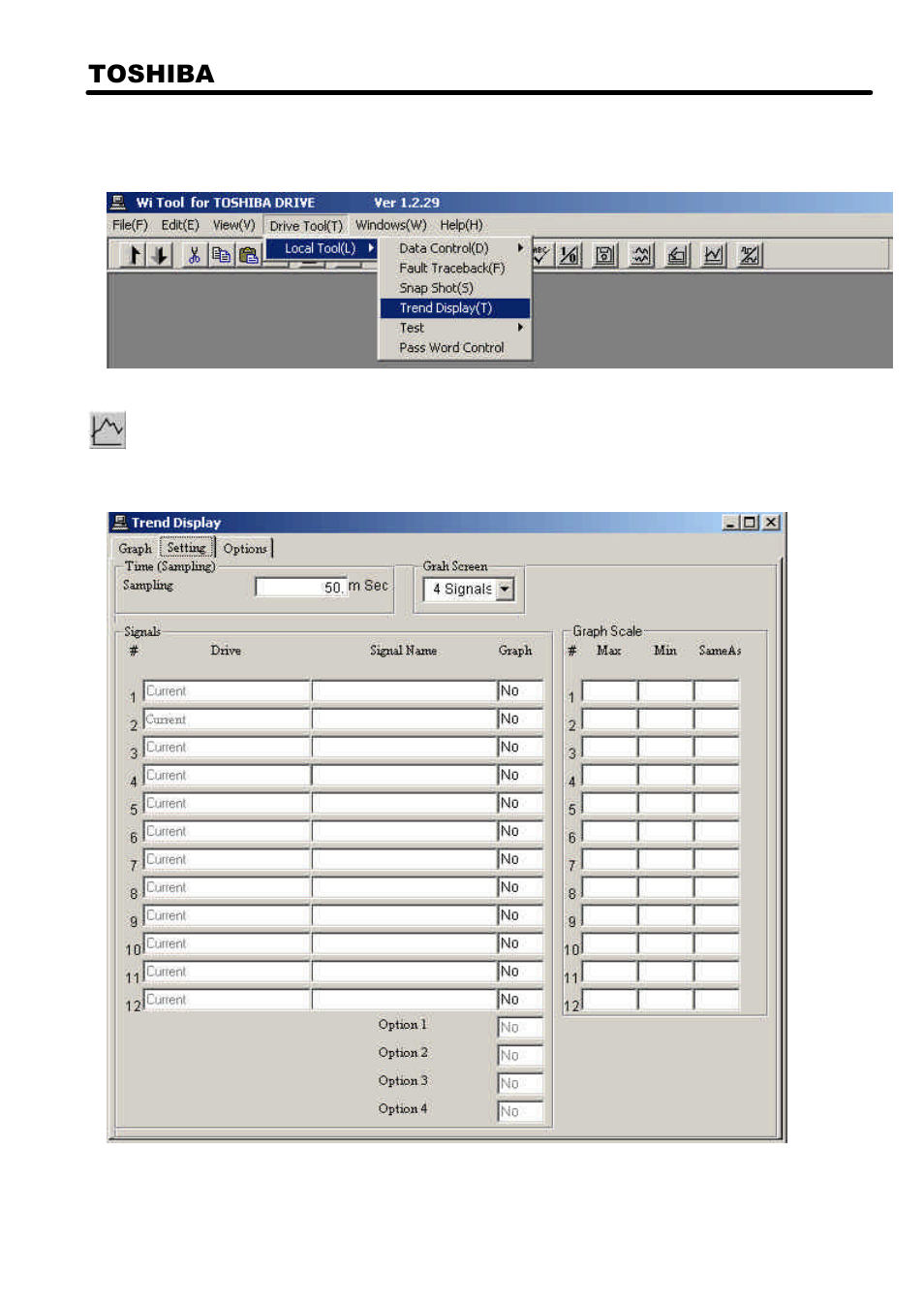 7] trend view detail description | Toshiba 6F3A4508 User Manual | Page 39 / 53